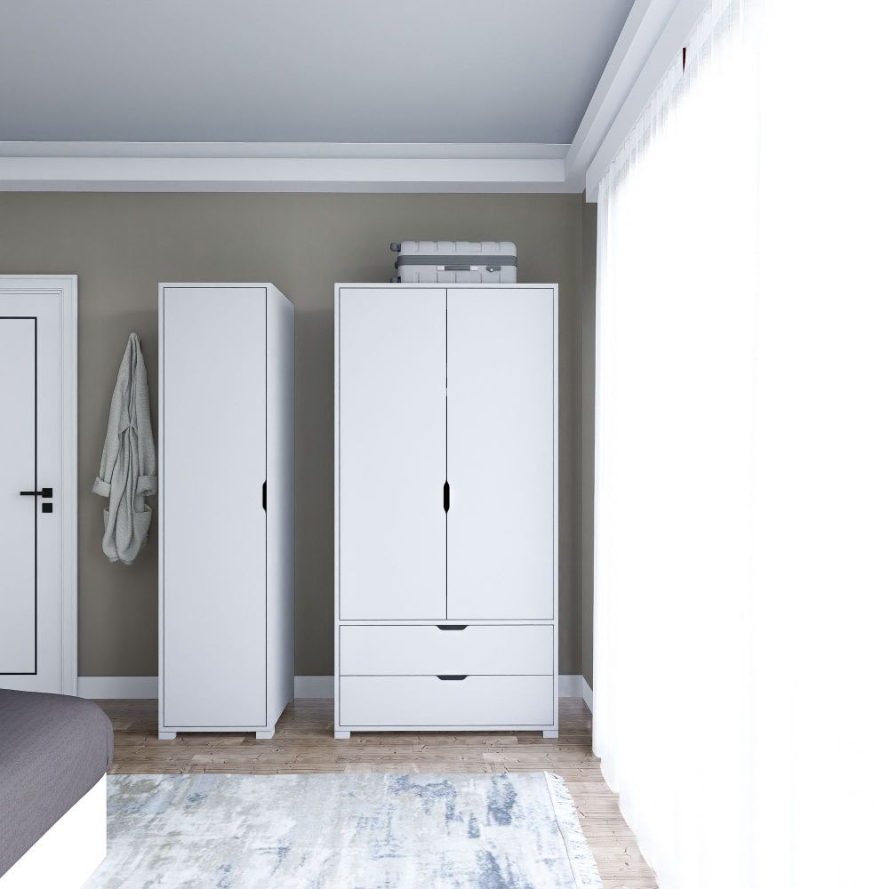 Duru 1600-020 Bijela Garderober slika 4