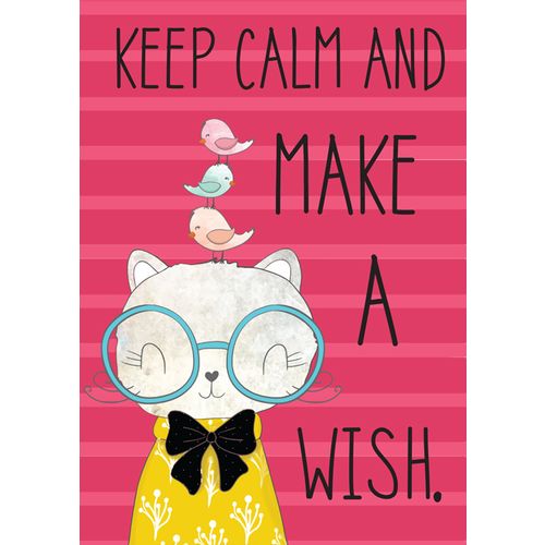 (VK 124) Happy birthday - Keep calm and make a wish slika 1