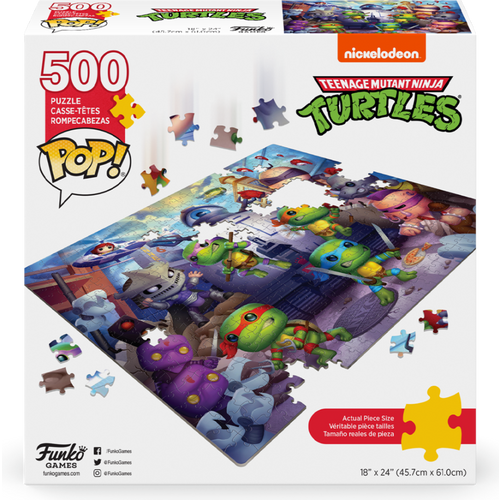 Funko Games Pop! Puzzles – TMNT - 500 Pieces slika 2