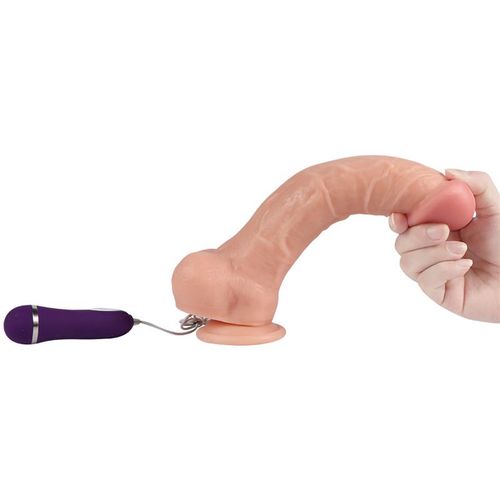 Shequ Big Apollo realistični dildo 24,5cm s daljinskim upravljačem slika 7