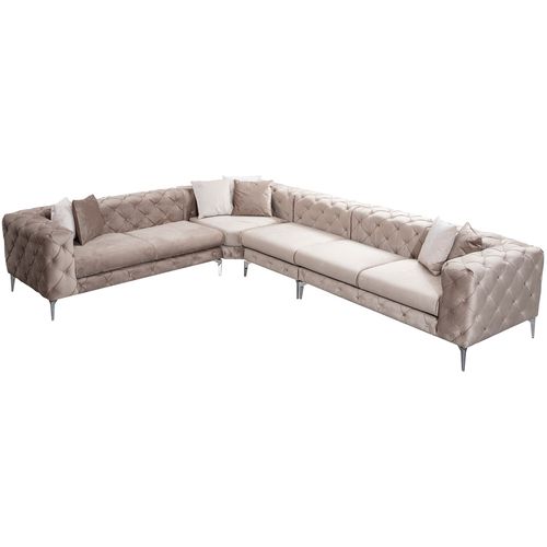 Atelier Del Sofa Kutna garnitura COMO CORNER, lijeva, bež, Como Corner Left - Beige slika 6