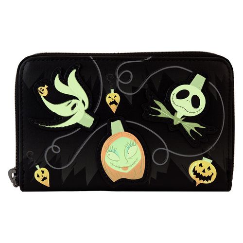 Loungefly Disney Nightmare Before Christmas Tree String Lights Glow wallet slika 2