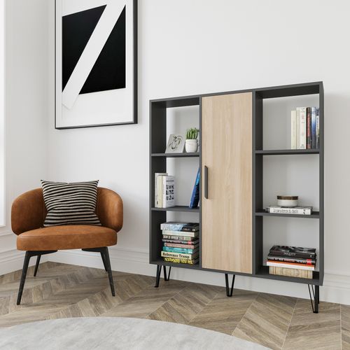 Peoria - Anthracite, Oak Oak
Anthracite Bookshelf slika 2