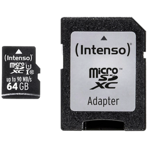 (Intenso) Micro SDHC/SDXC kartica 64GB Class 10, UHS-I +adapter, Pro - BULK MicroSD 64GB Class10 UHS-I Pro