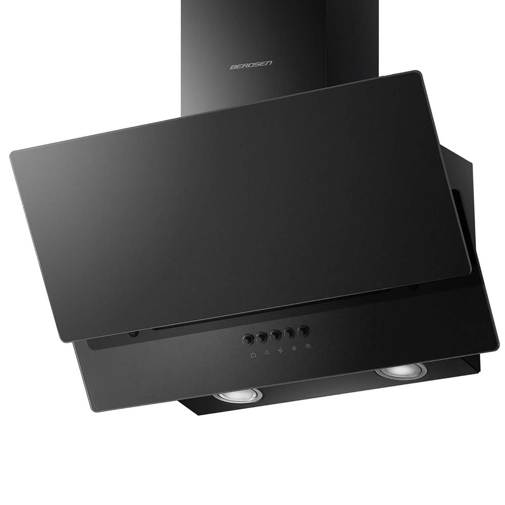 Berdsen BT-211 Kuhinjska napa s dimnjakom 60 cm, crna slika 8