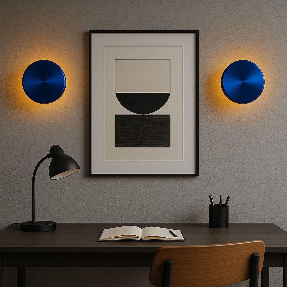 Zidna Lampa Aura - 15520 - S - M, boje: Plava slika 2