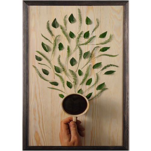 Wallity Drvena uokvirena slika, Coffee Tree XL slika 2