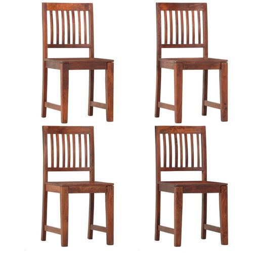 Blagovaonske stolice 4 kom od masivnog drva manga slika 28