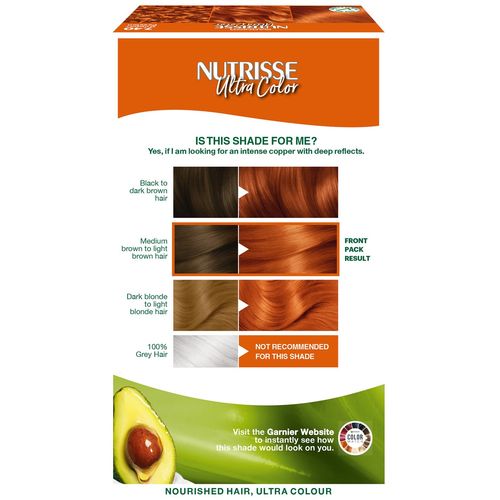 Garnier Nutrisse Ultra Color 7.40 farba za kosu Copper Passion  slika 2