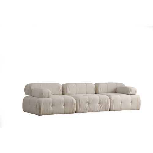 Woody Fashion Trosjed Doblo 3 Seater ( L1-O1-1R) - Cream Bouclette slika 5