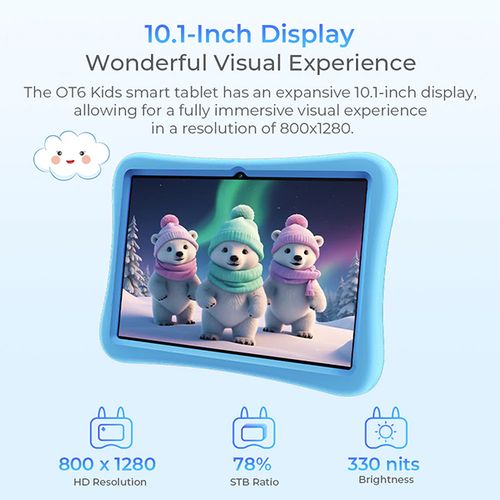 Oukitel OT6 coffie kids Tablet za decu 10.1/16GB/64GB/8000mAh/BT/wifi6/Android13 slika 5