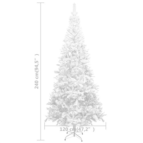 Umjetno Božićno Drvce L 240 cm Bijelo slika 31