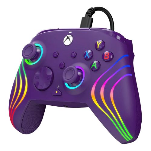 XBOX Wired Controller Afterglow Wave Purple slika 3