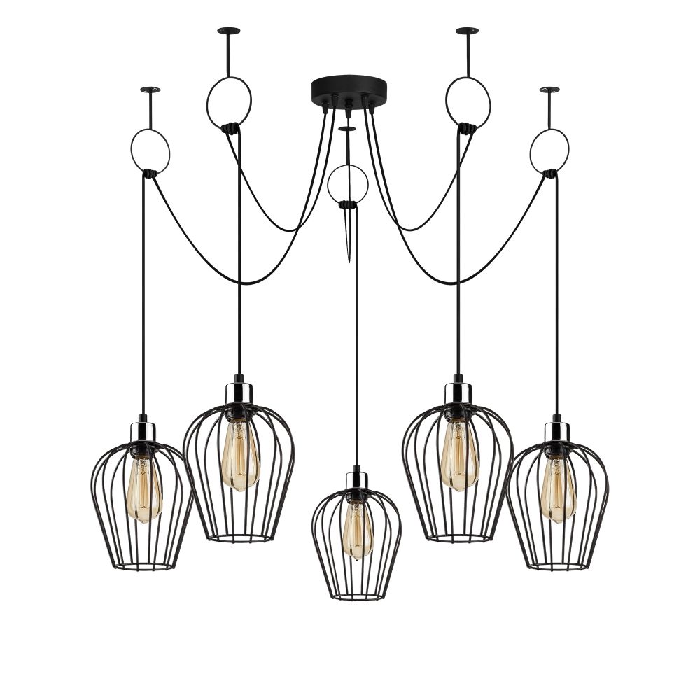 Luster Tel - 6691 Black Chandelier slika 2