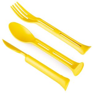 Evolite Set kašika, viljuška i nož Combo Cutlery, Žuta