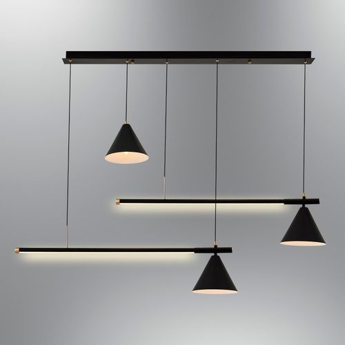 L1238 - Black Black Chandelier slika 3