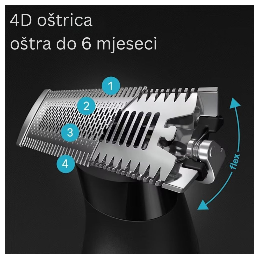 Braun Multifunkcionalni trimer za bradu Series XT3 XT3100 slika 5