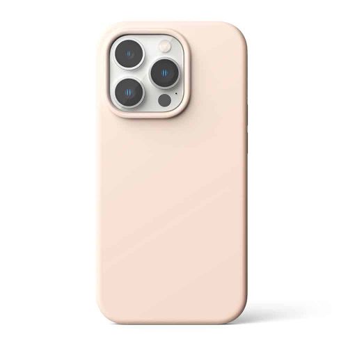 RINGKE SILICONE MASKA ZA IPHONE 14 PRO PINK SAND slika 3