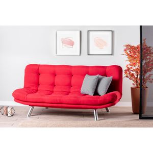 Atelier Del Sofa Trosjed na razvlačenje, Crvena, Misa Sofabed - Red