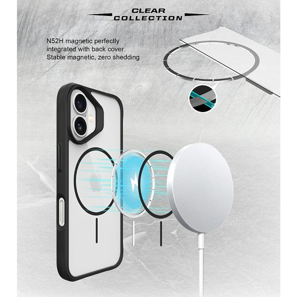 MM TPU SAM GALAXY S26 - DROP-PROOF COMBAT X BLACK MAGSAFE SLIM slika 3