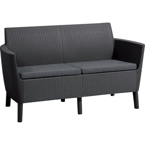 Keter Salemo 2 seater sofa, graphite - coolgrey  slika 1