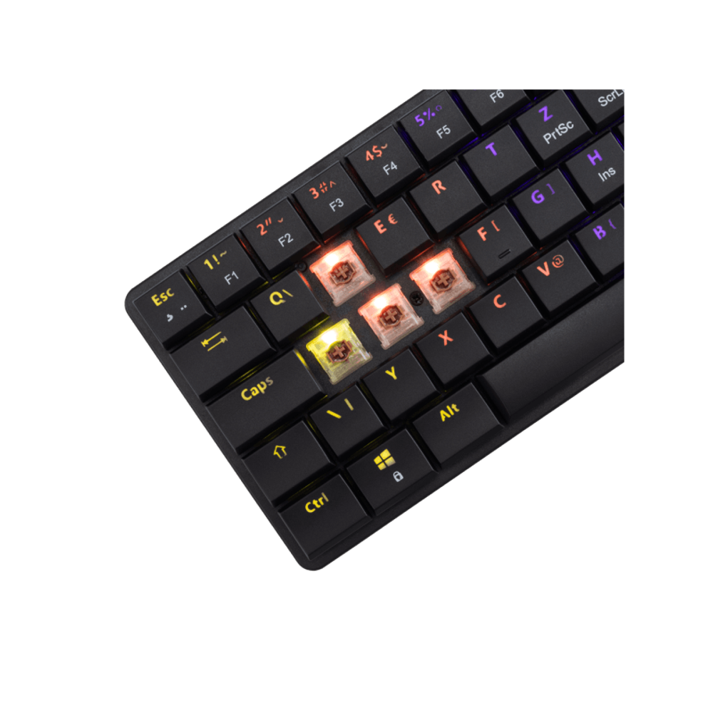 WHITE SHARK Mehanička tastatura GK-006132 NAGAMAKI / HR, smeđi prekidač slika 3