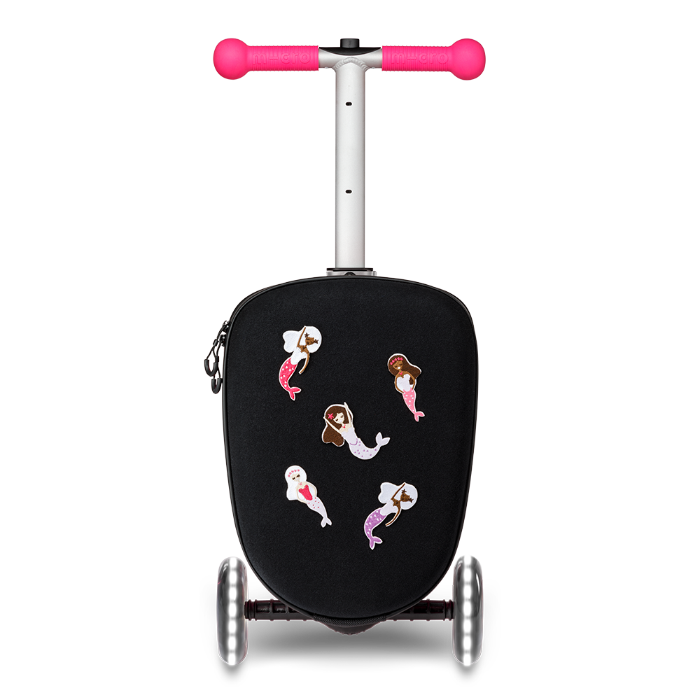 Micro Romobil sa koferom Luggage Junior Patch & Play, Pink slika 2