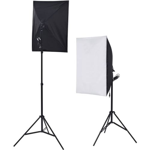 Oprema za Foto Studio: 5 Raznobojnih Pozadina i 2 Softboxa slika 14