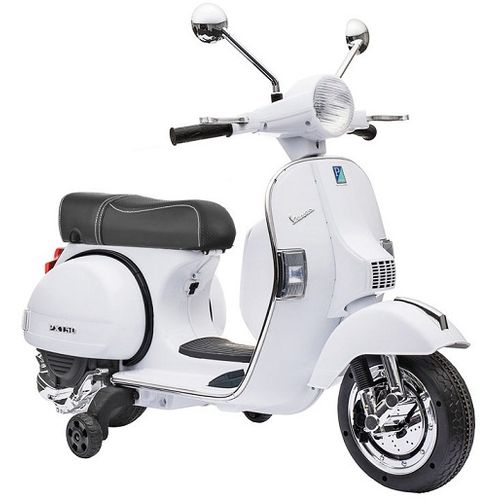 Vespa licencirani skuter na akumulator - bijeli slika 1