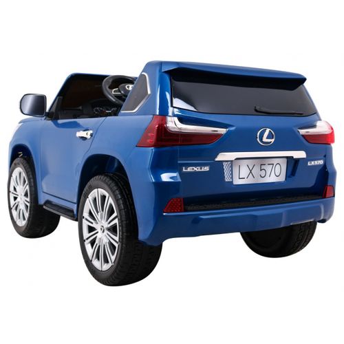 Licencirani auto na akumulator Lexus LX570 4x4 - dvosjed - plavi/lakirani slika 6