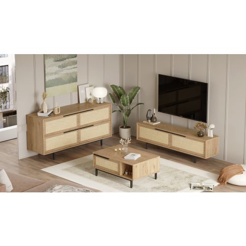 ON20-SU Oak Living Room Furniture Set slika 3