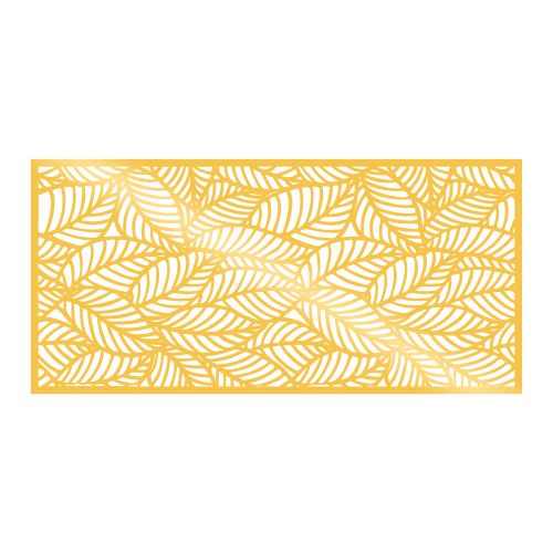 Wallity Metalna zidna dekoracija, Decorative Panel 5 - Gold slika 4