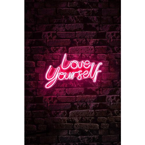 Wallity Zidna LED dekoracija, Love Yourself - Pink slika 4