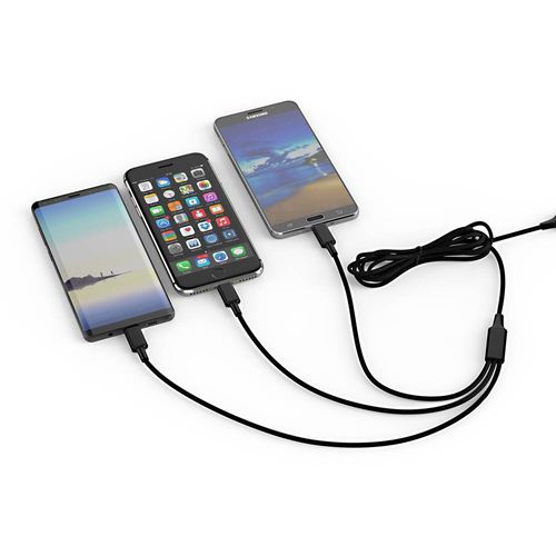 USB 2.0, Apple iPad/iPhone/iPod, USB 3.0   1.20 m crna slika 4