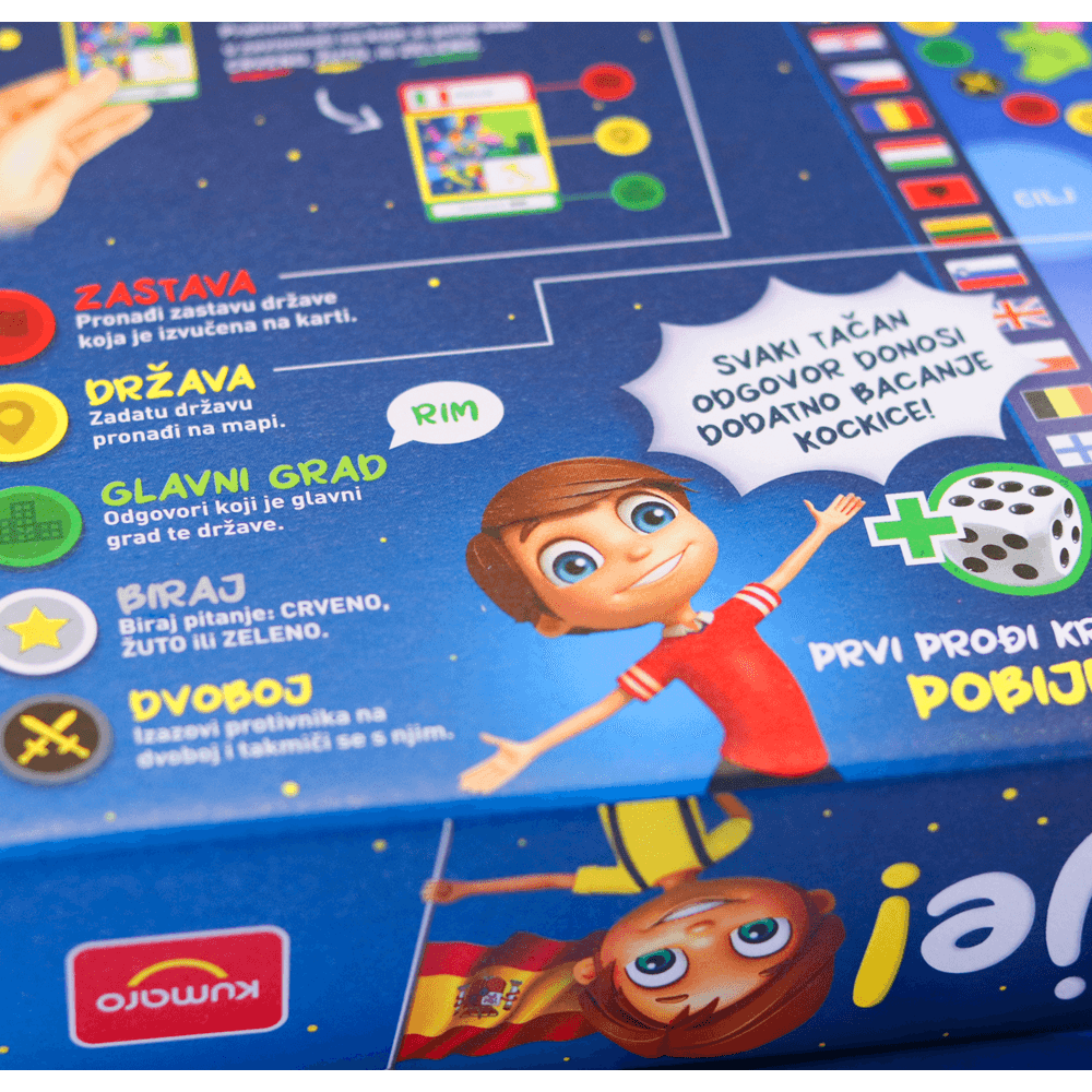 Kumaro Društvena igra Geo Genije! - Evropa  slika 12