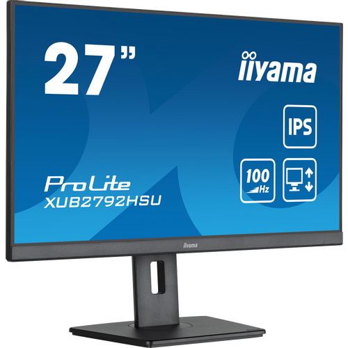 IIYAMA Monitor LED XUB2792HSU-B6 27" IPS Slim-line 1920 x 1080 @100Hz 250 cd/m² 1300:1 0.4ms HDMI DP 4x USB 3.2 HDCP height, swivel, tilt, pivot (rotation both sides) 3y slika 2