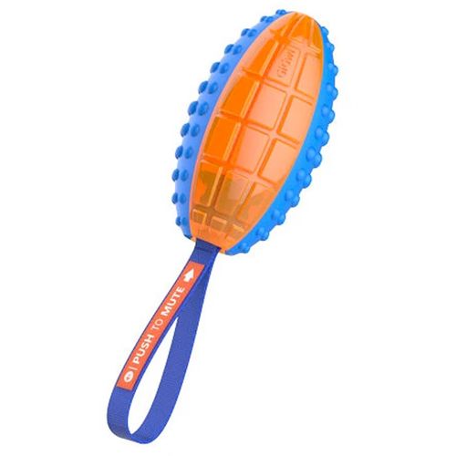GiGwi igračka za pse Ragbi lopta plavo - oranž slika 1