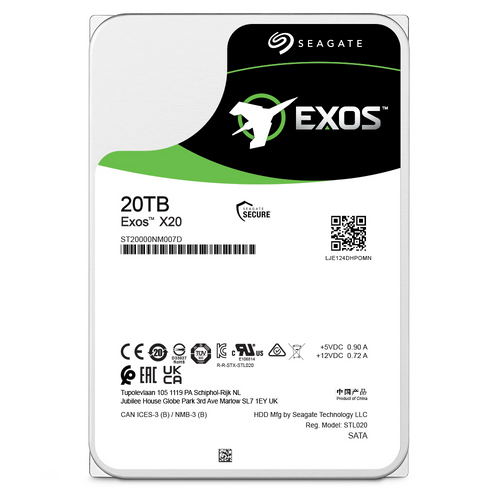 SEAGATE 20TB Exos X18 256MB predmemorija, 7200 rpm slika 4