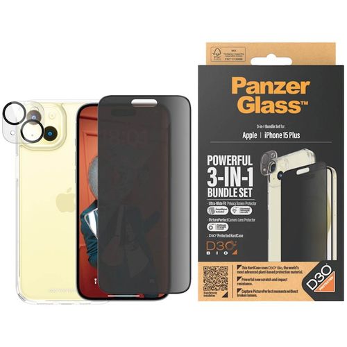 Bundle PanzerGlass iPhone 15 Plus Privacy slika 1