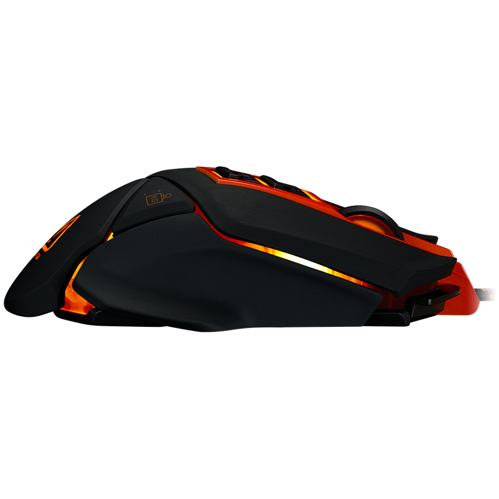 CANYON Optical gaming mouse, adjustable DPI setting 800/1000/1200/1600/2400/3200/4800/6400, LED backlight, moveable weight slot and retractable top cover for comfortable usage slika 5