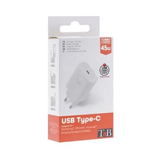 TNB CHPD45W Zidni punjač sa USB-C KONEKTOROM, 45W, BELI slika 2