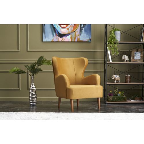 Atelier Del Sofa Karina - Gold Gold Wing Chair slika 1