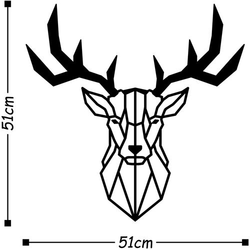 Wallity Metalna zidna dekoracija, Deer2 slika 3