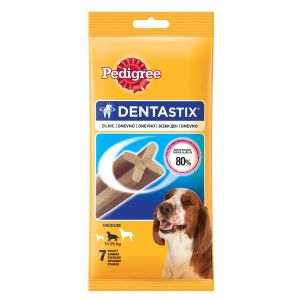 PEDIGREE DentaStix Daily za srednje pasmine od 10 do 25 kg, 7 kom, 180g