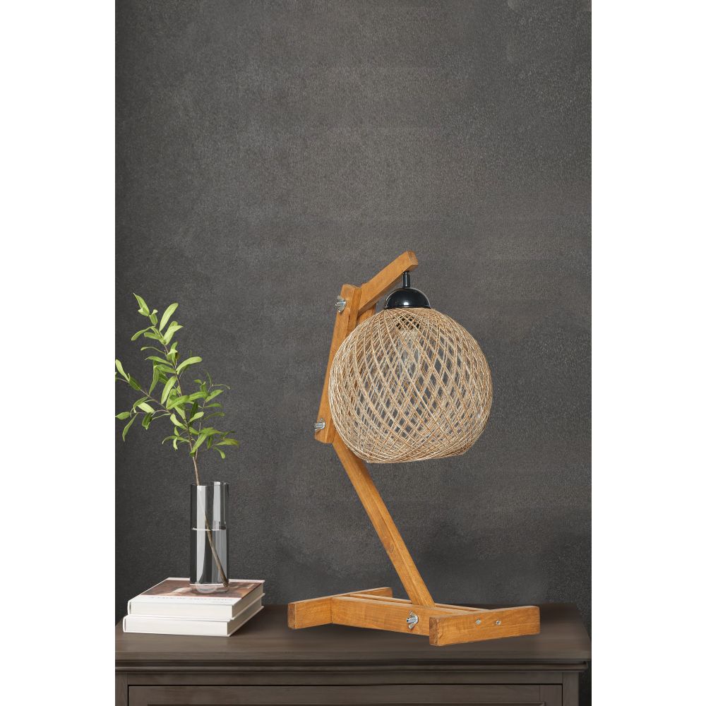 Beehive Ecru Smeđa Stolna Lampa slika 1