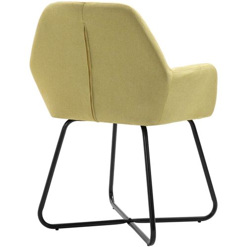 Blagovaonske stolice od tkanine 6 kom zelene slika 6