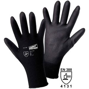 L+D worky MICRO black Nylon-PU 1151-M najlon rukavice za rad Veličina (Rukavice): 8, m EN 388 CAT II 1 St.