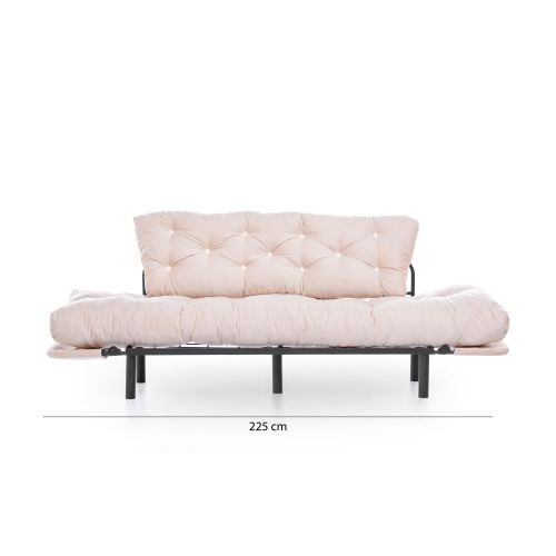 Atelier Del Sofa Trosjed na razvlačenje, Krem, Nitta Triple - Cream slika 15