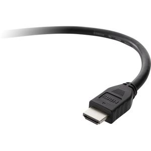 Belkin HDMI priključni kabel HDMI A utikač, HDMI A utikač 1.50 m crna F3Y017BT1.5MBLK Ultra HD (4K) HDMI HDMI kabel