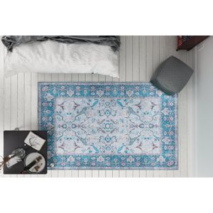 Conceptum Hypnose  Dorian Chenille - Blue AL 333 Multicolor Carpet (140 x 190)